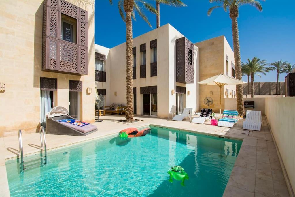 Nayah Stays, Amazing Villa With Private Pool & 5 Master Suites Hurghada Luaran gambar