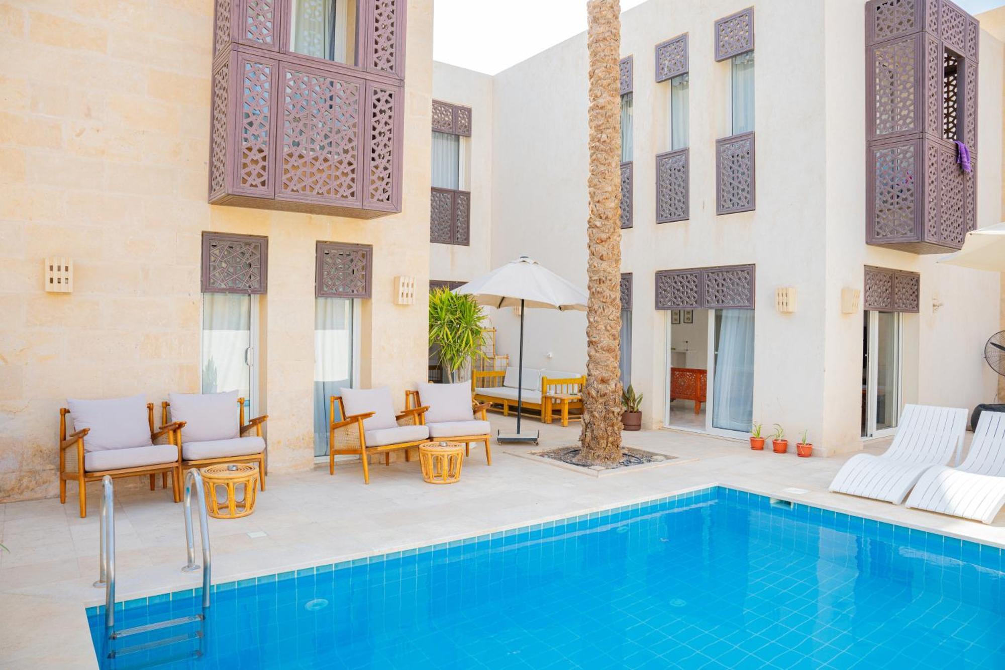 Nayah Stays, Amazing Villa With Private Pool & 5 Master Suites Hurghada Luaran gambar